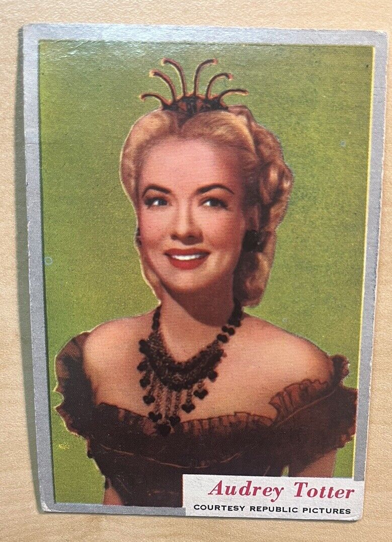 1953 Topps Who-Z-AT-Star Card #19, Audrey Totter