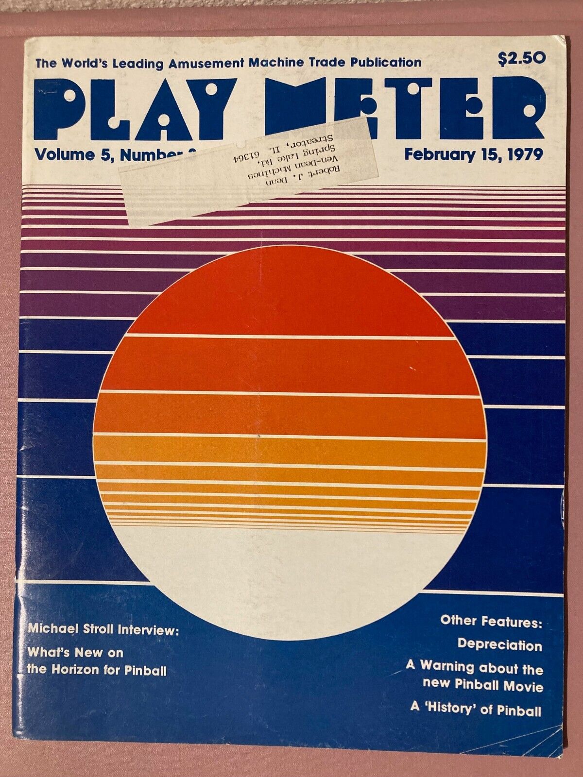 Play Meter Magazine Feb 15, 1979 Vol 5 No. 3  Arcade Video Games, Pinball