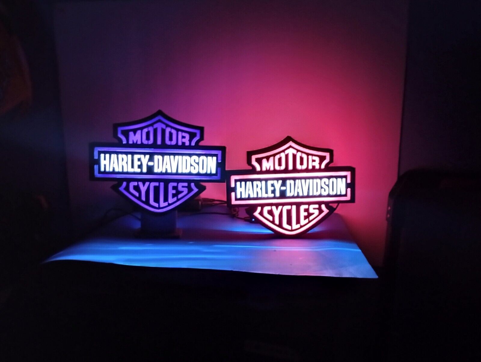 LED Lighted Harley Davidson 