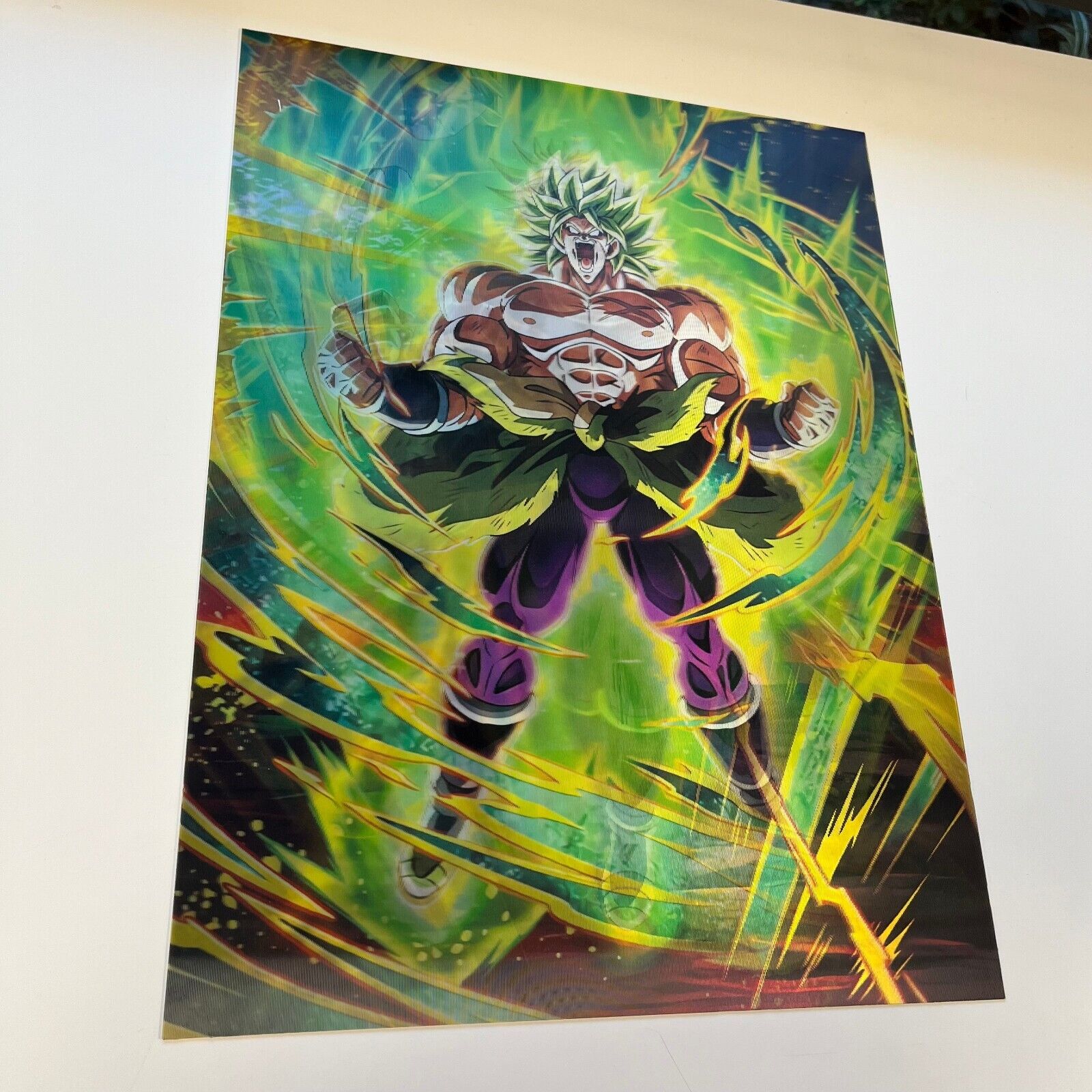 Dragon Ball Z 3D Holographic Lenticular Poster - Broly Legendary Saiyan