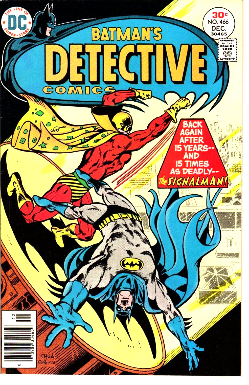 Detective Comics # 466 (NM+ 9.6) 1976. High Grade.