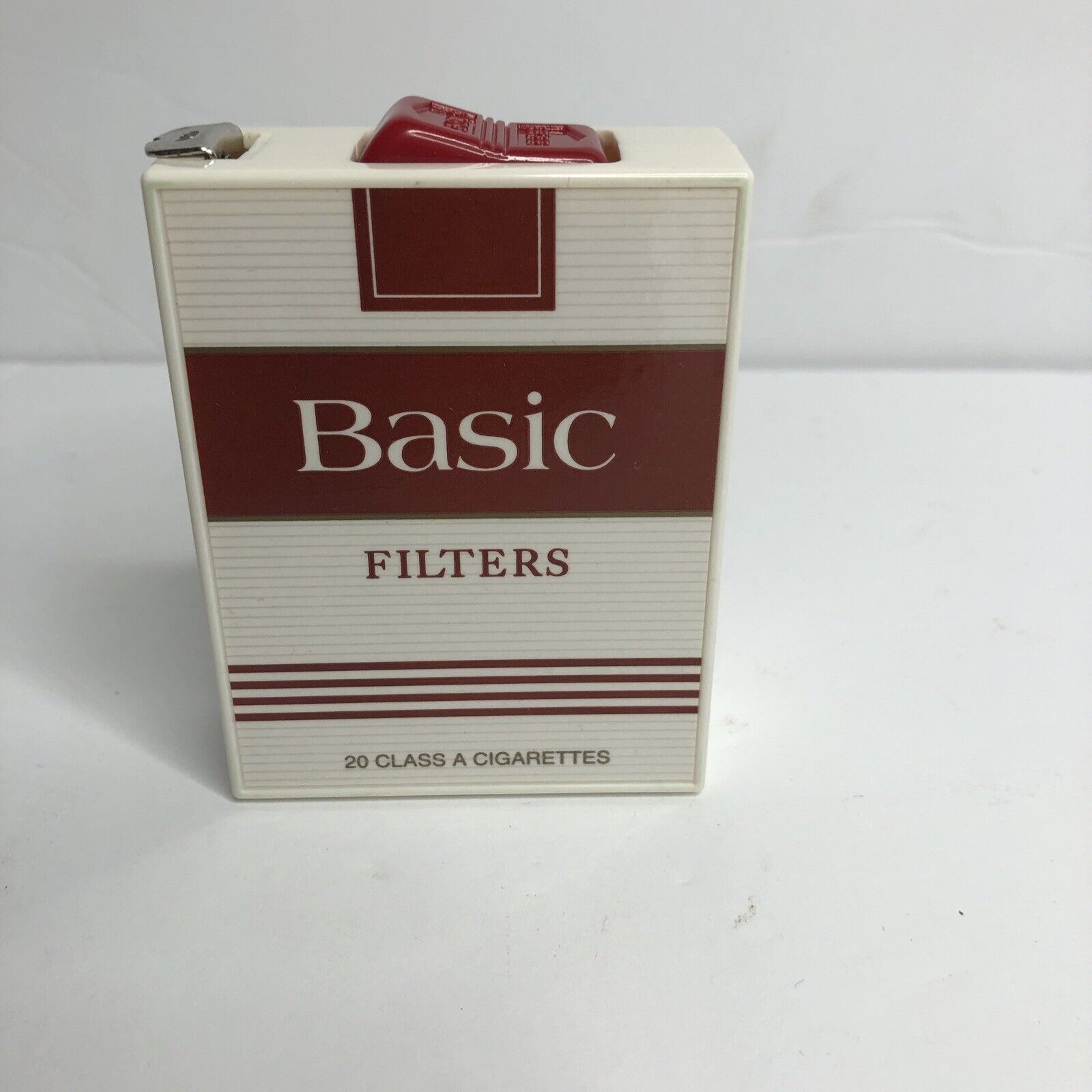 VINTAGE Basic Filter Cigarette PACK Tape Measure Tobacciana Advertising New