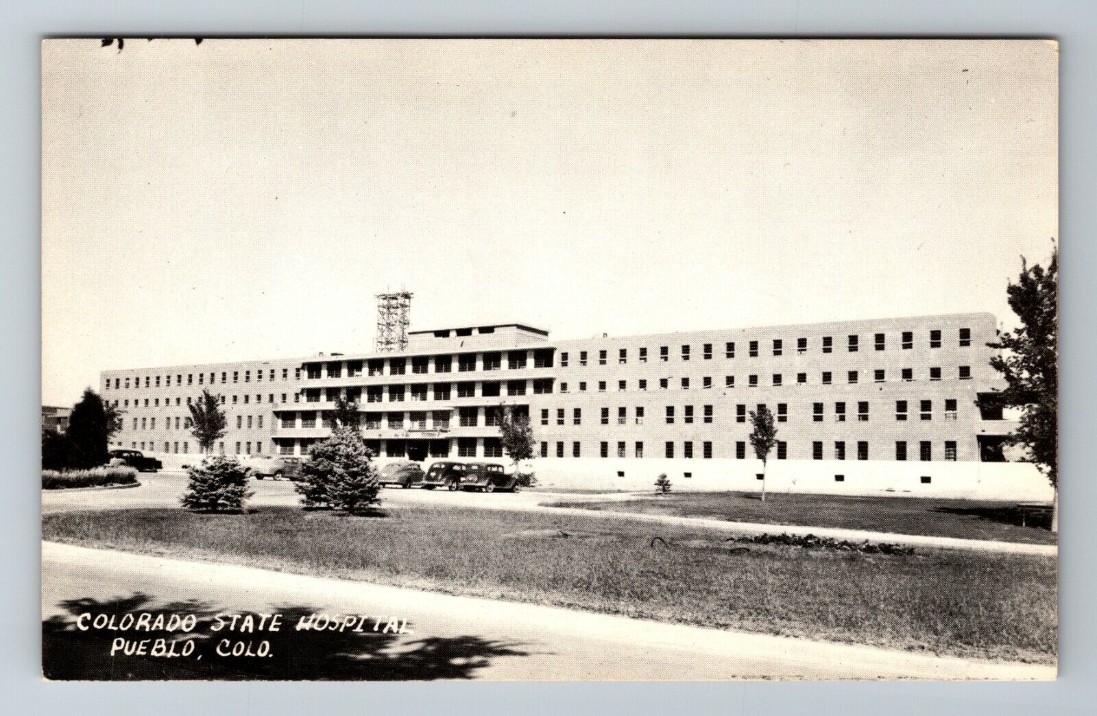 Pueblo CO-Colorado, Colorado State Insane Asylum Hospital c1950 Vintage Postcard