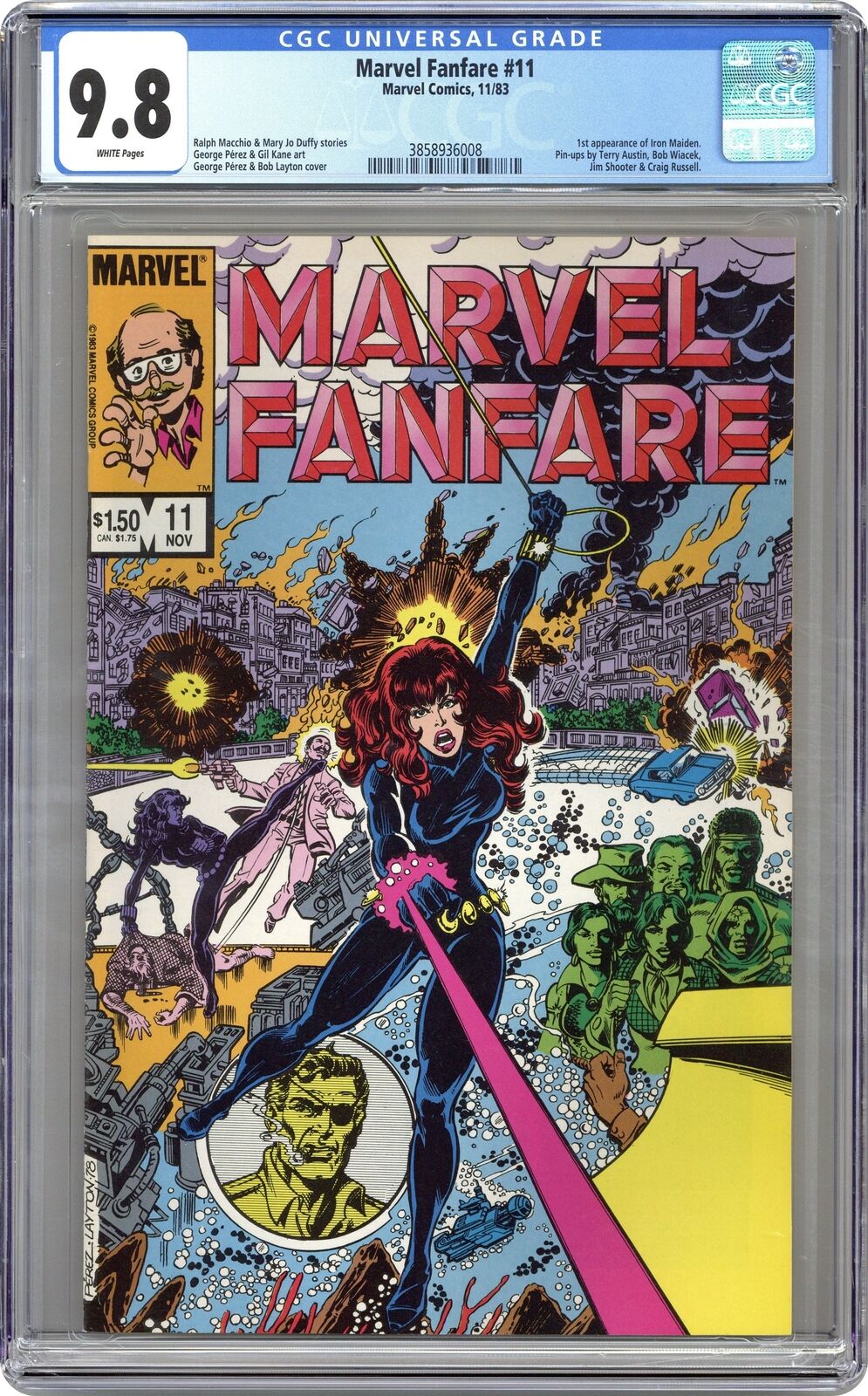 Marvel Fanfare #11 CGC 9.8 1983 3858936008