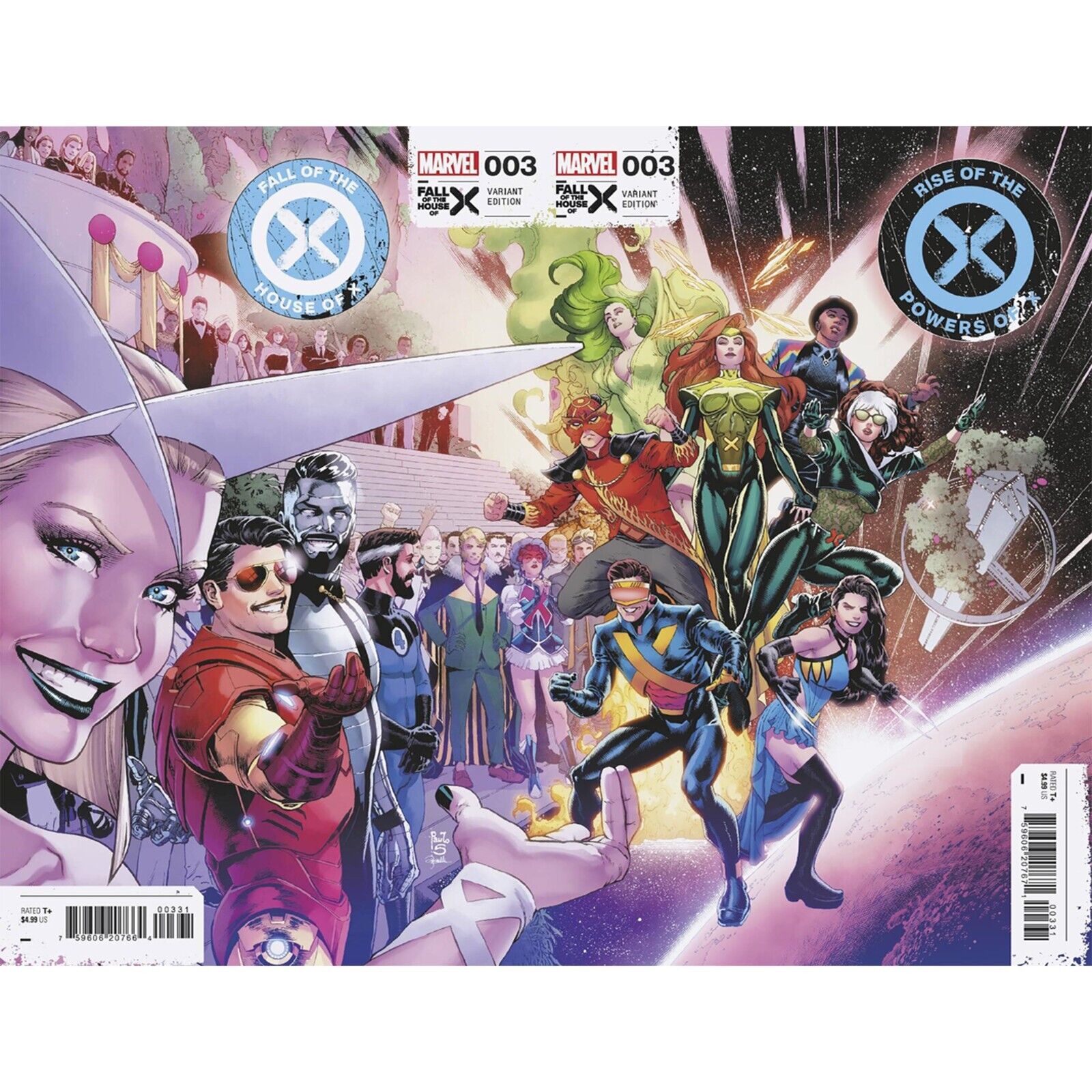 Fall House of X / Rise Powers of X (2024) Connecting Var | Marvel | SET SELECT