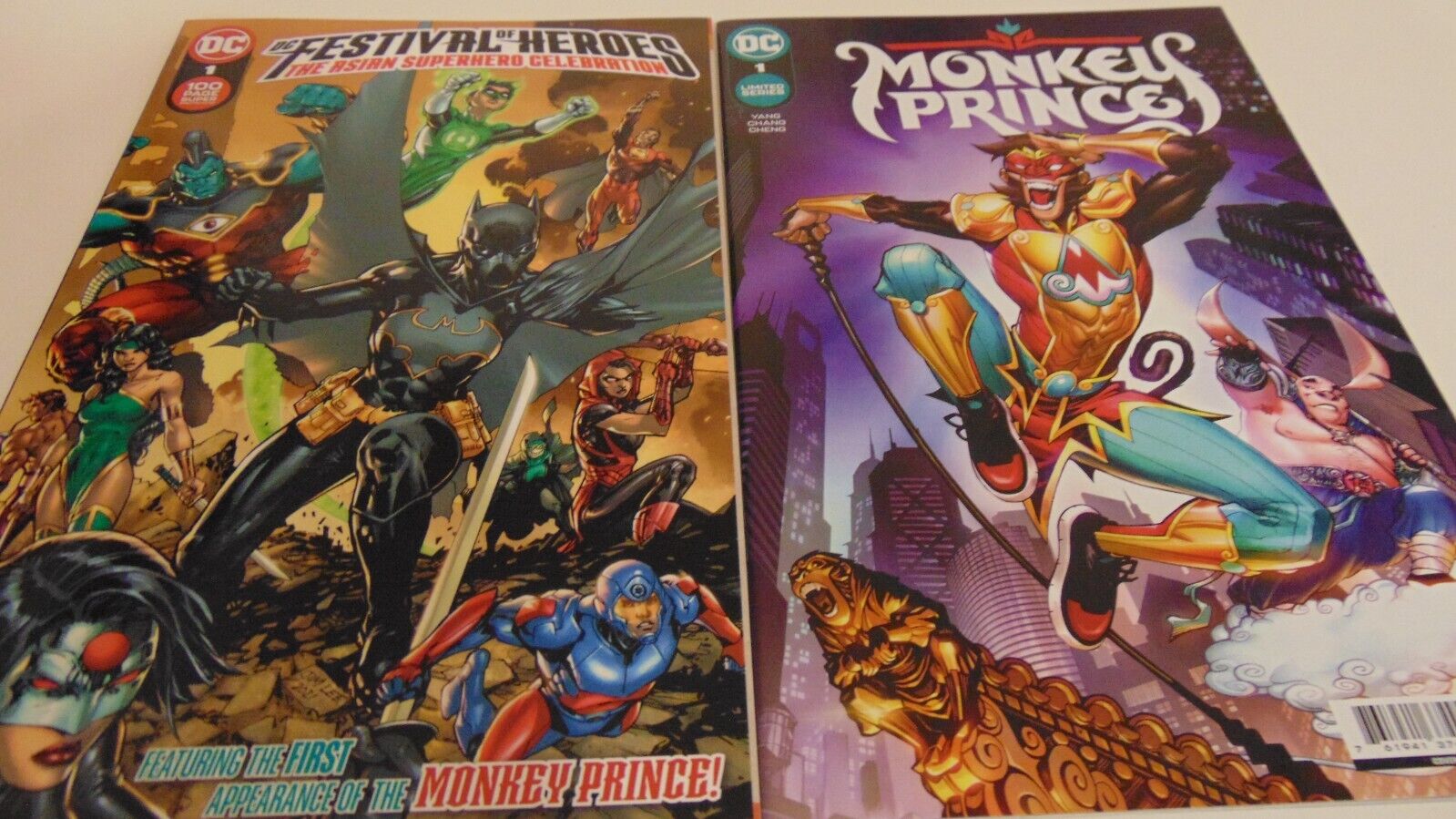 DC FESTIVAL OF HEROES: ASIAN CELEBRATION 1 (1ST Monkey Prince) + #1 (2022) LOT