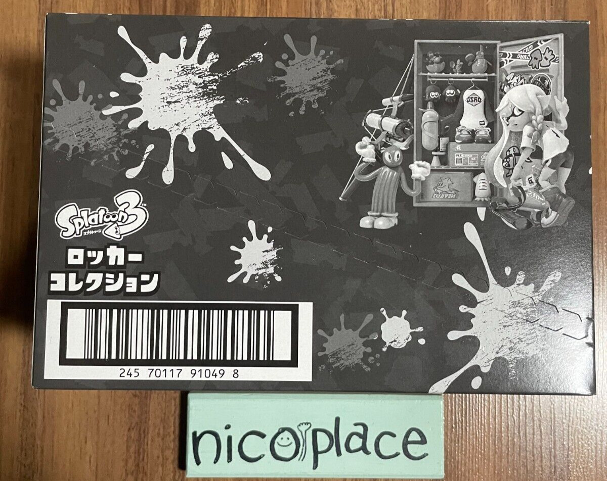 Splatoon 3 Locker Collection Kit Set of 8 BOX NEW Japan 