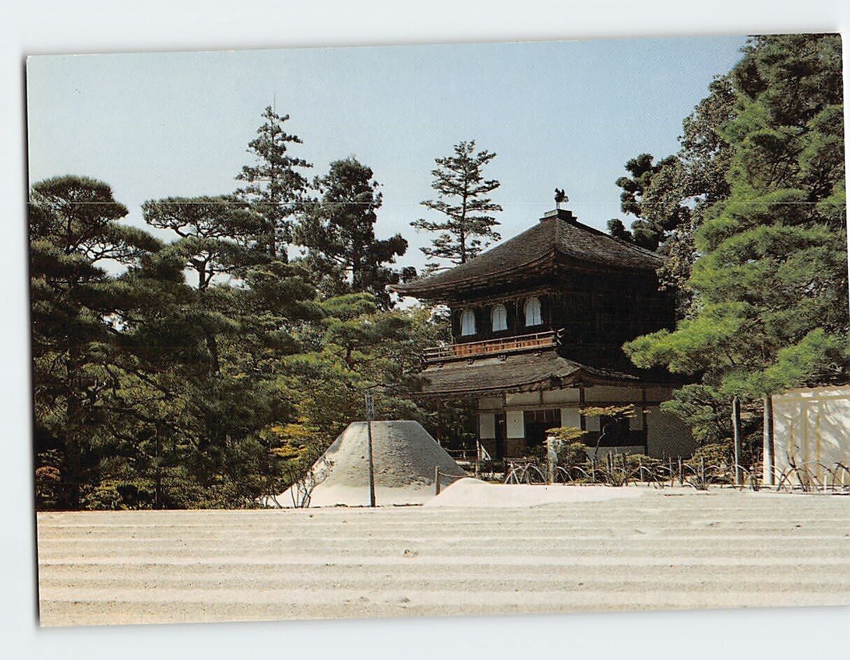 Postcard The Silver Pavilion Of Jishoji Temple, Kyoto, Japan