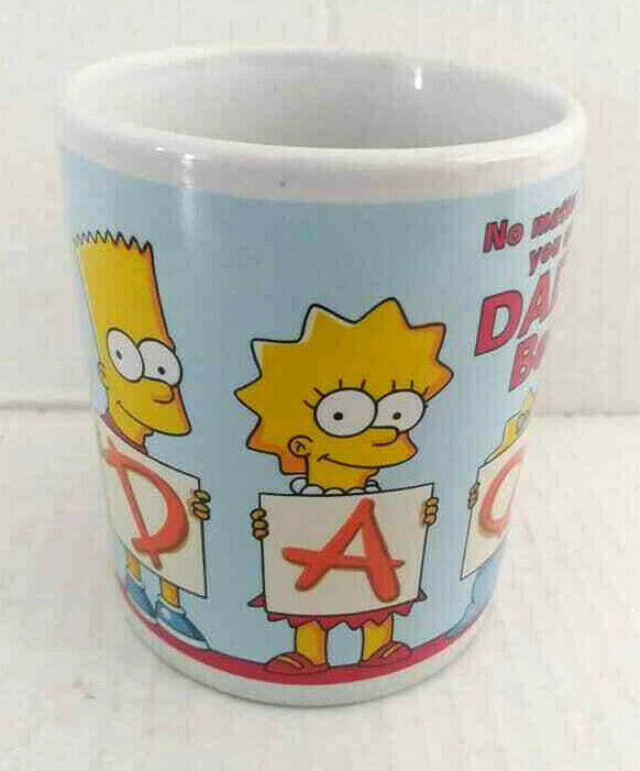 The Simpsons No Matter How You Spell It, DAD is the Best Cup Mug Euc