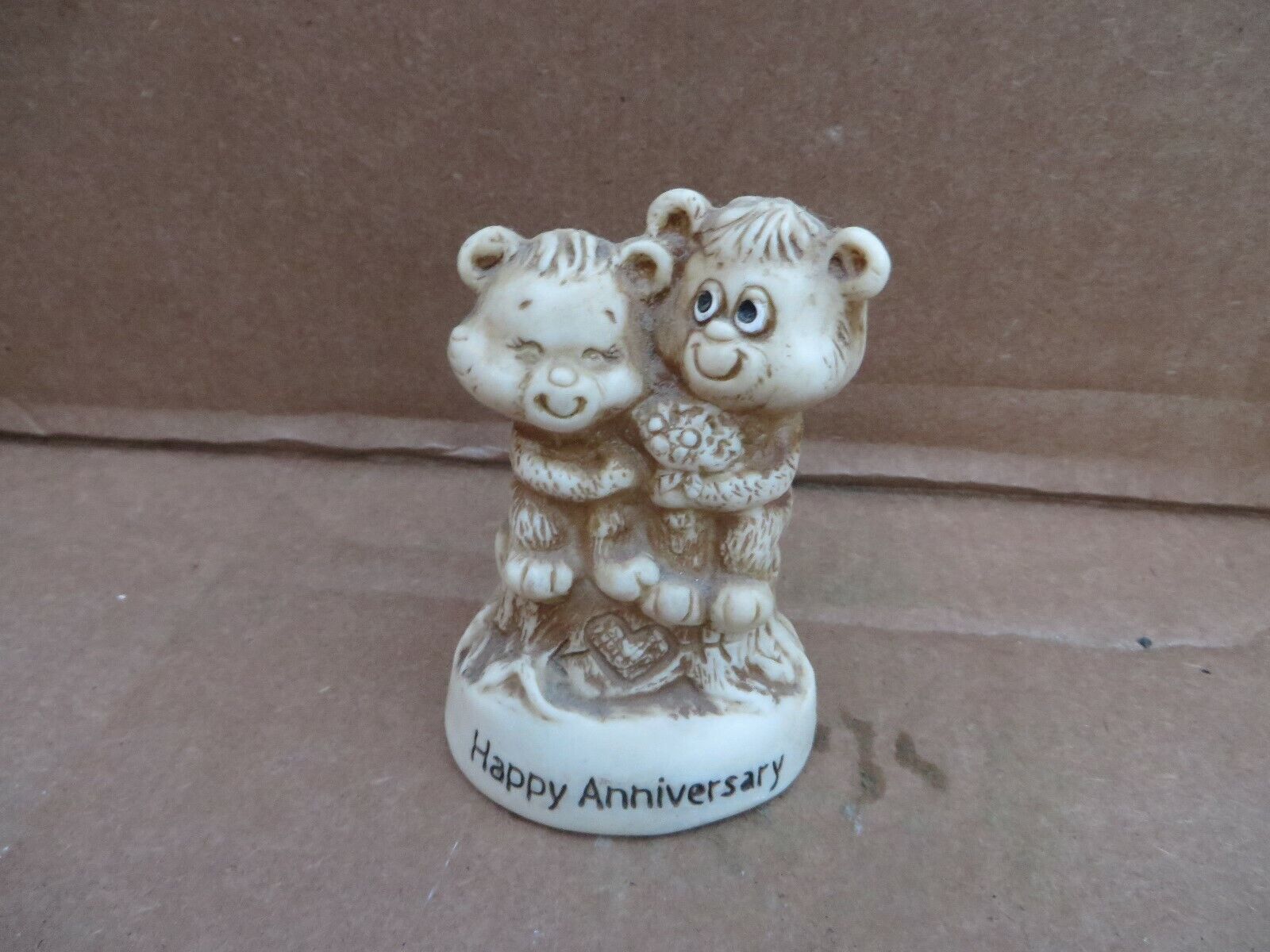 Vintage 1970's american greetings Co Figure Happy anniversary Bears