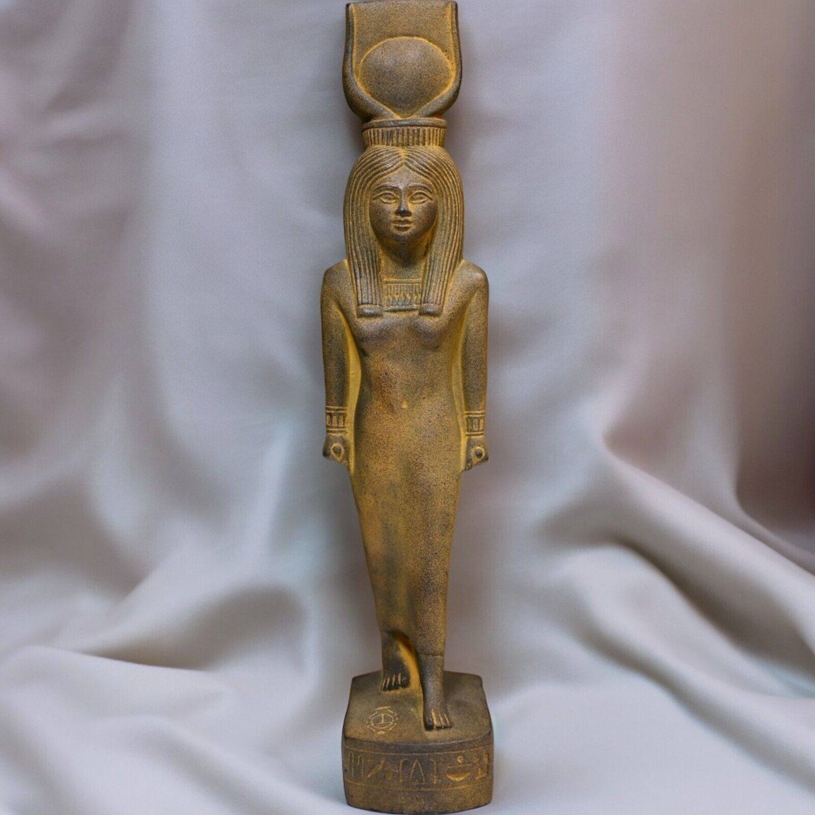 UNIQUE ANCIENT EGYPTIAN ANTIQUITIES Statue Large Of Goddess Hathor Egyptian BC