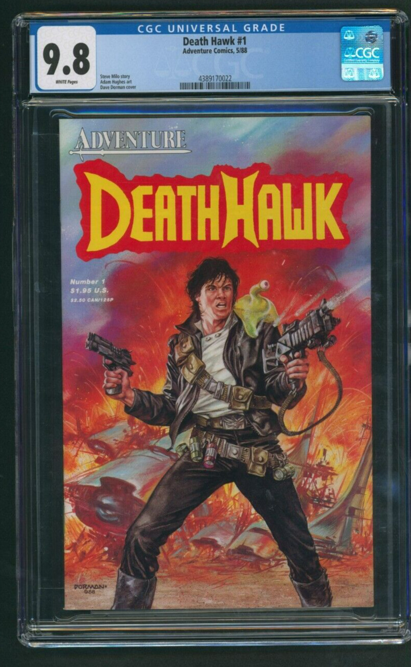 Death Hawk #1 CGC 9.8 Adventure Comics 1988