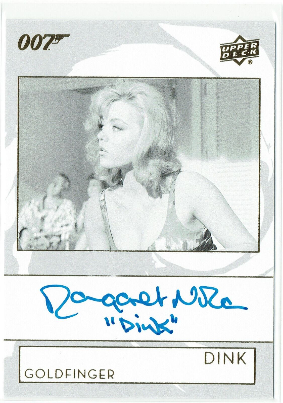 James Bond 007 Collection Auto Inscription A-MN Margaret Nolan as Dink
