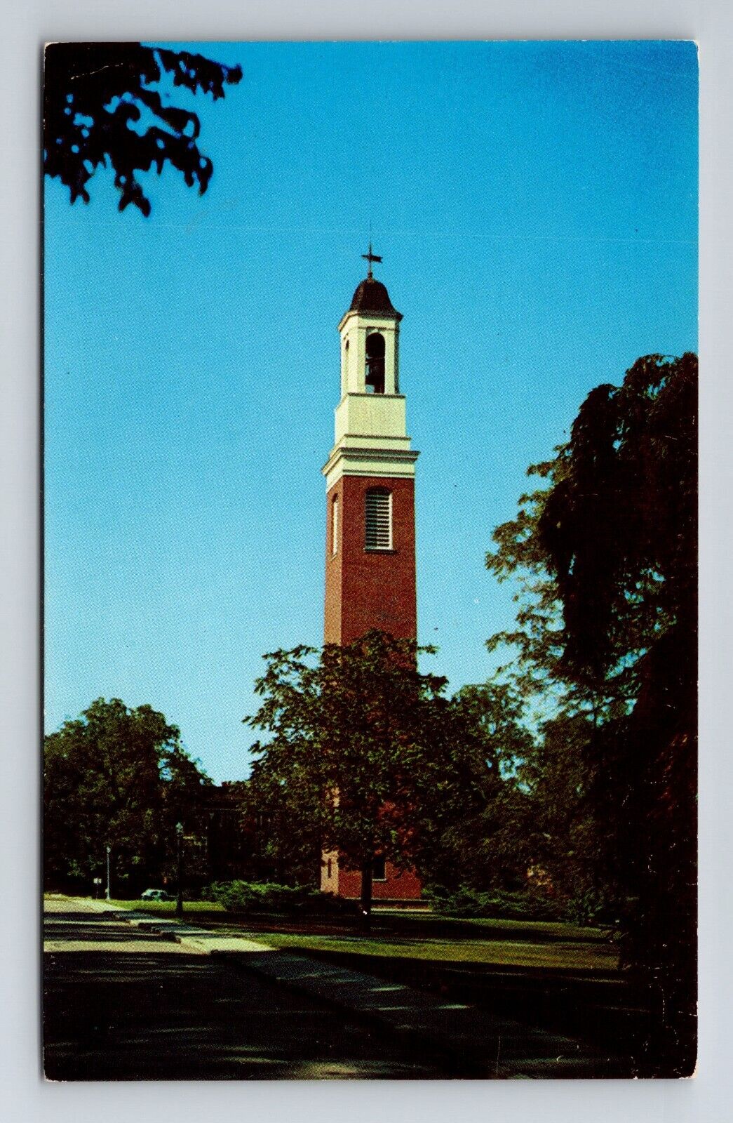 Oxford OH-Ohio, Miami University, Beta Theta Pi Campanile Vintage Postcard