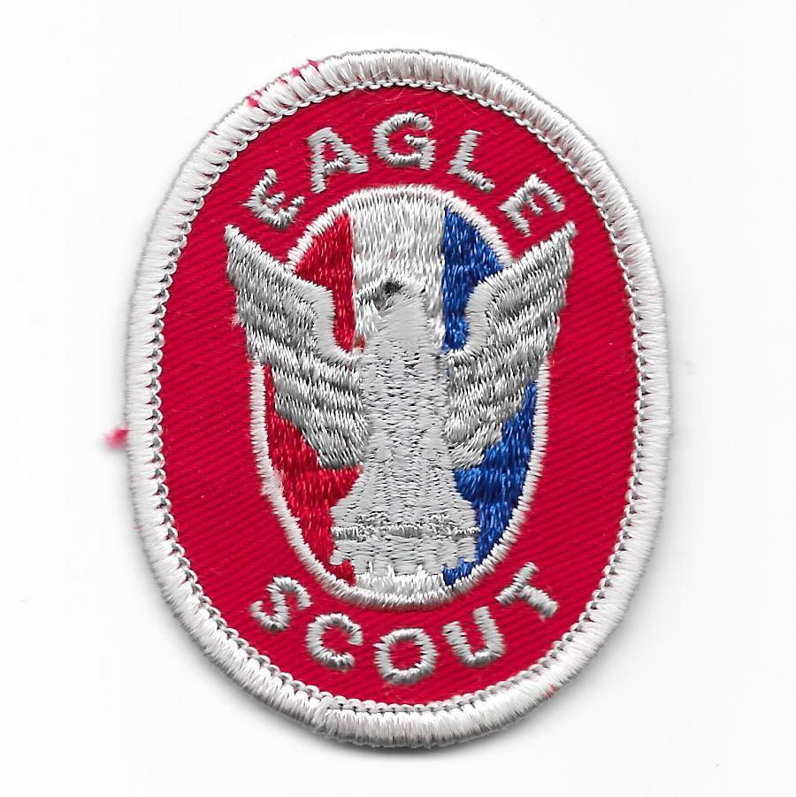 Eagle Rank Patch 1975-1985 Type 6 6-A4 (Grove) Boy Scouts of America BSA AF