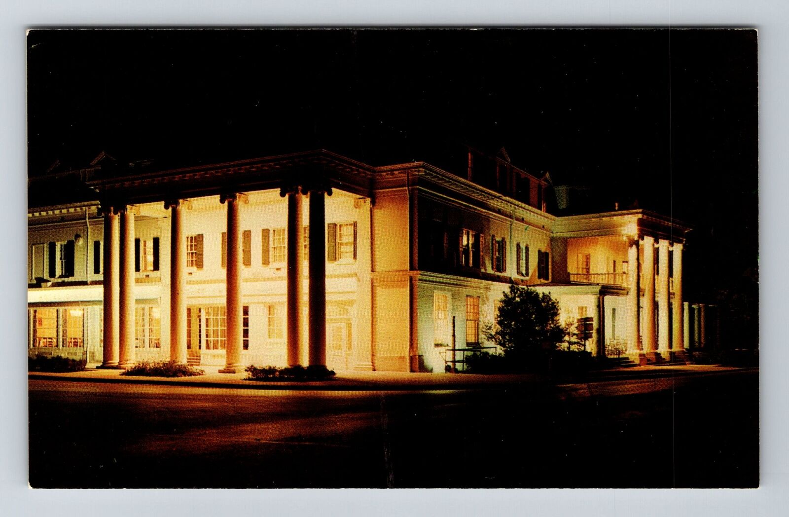 Berea KY-Kentucky Boone Tavern By Night College Antique Vintage Postcard