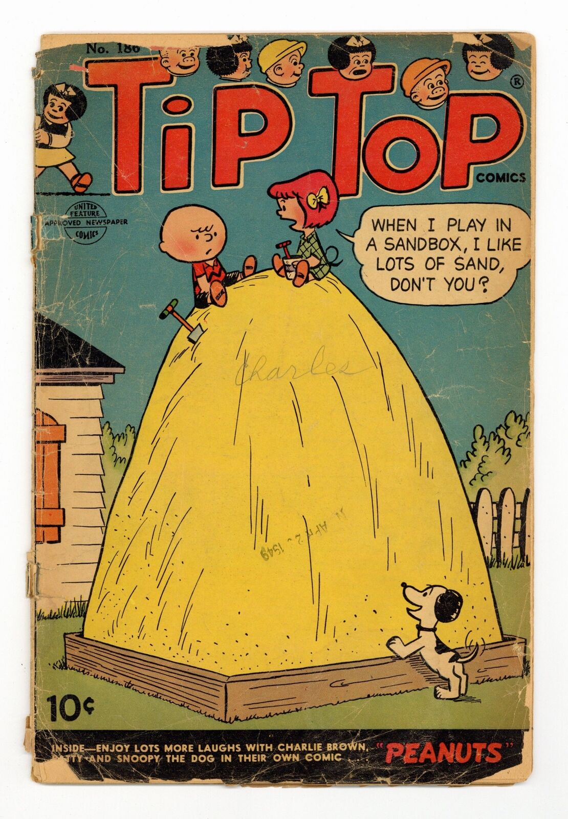 Tip Top Comics #186 PR 0.5 1954