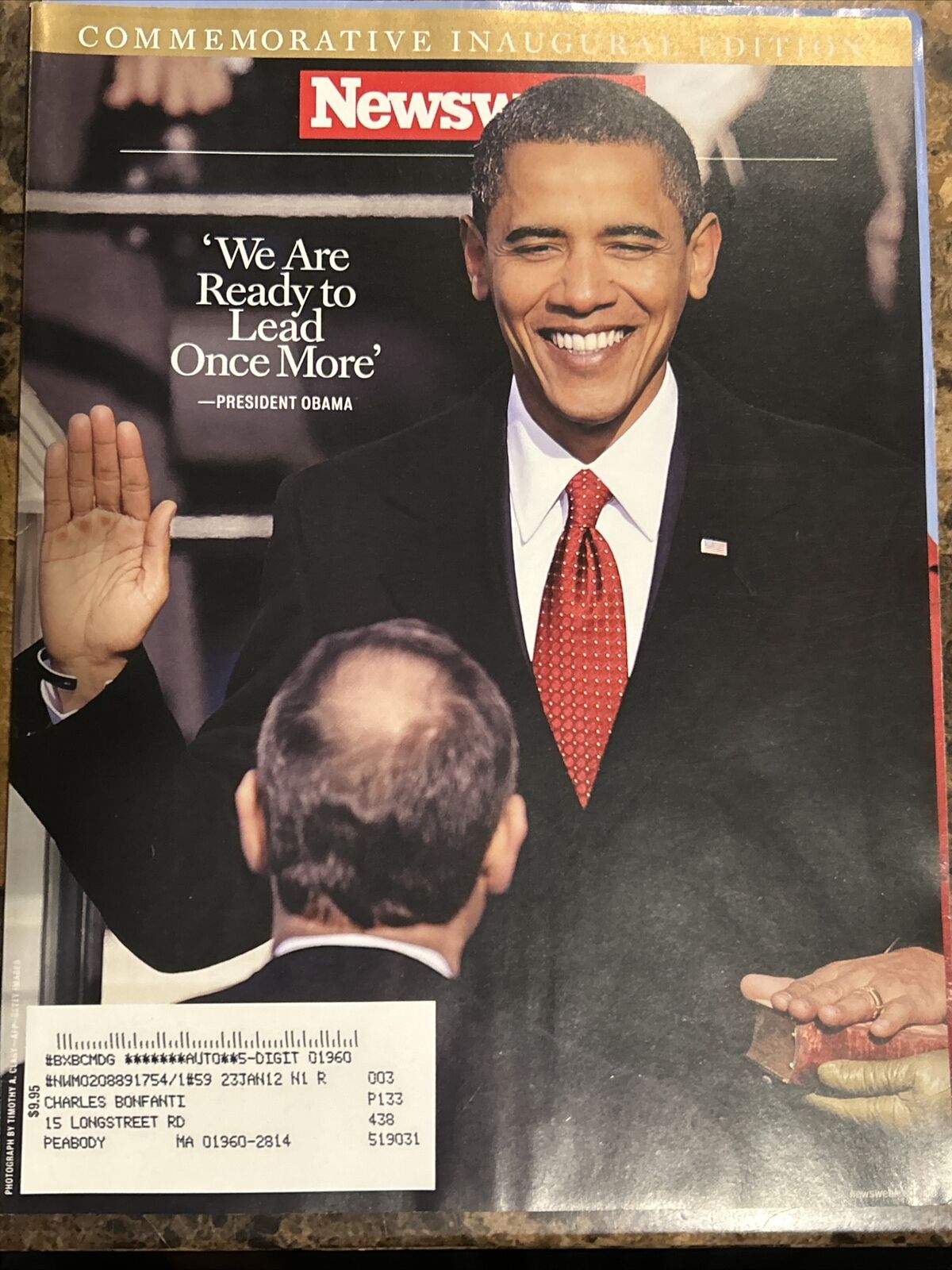 Newsweek Commemorative Inaugural Edition Jan.20,2009