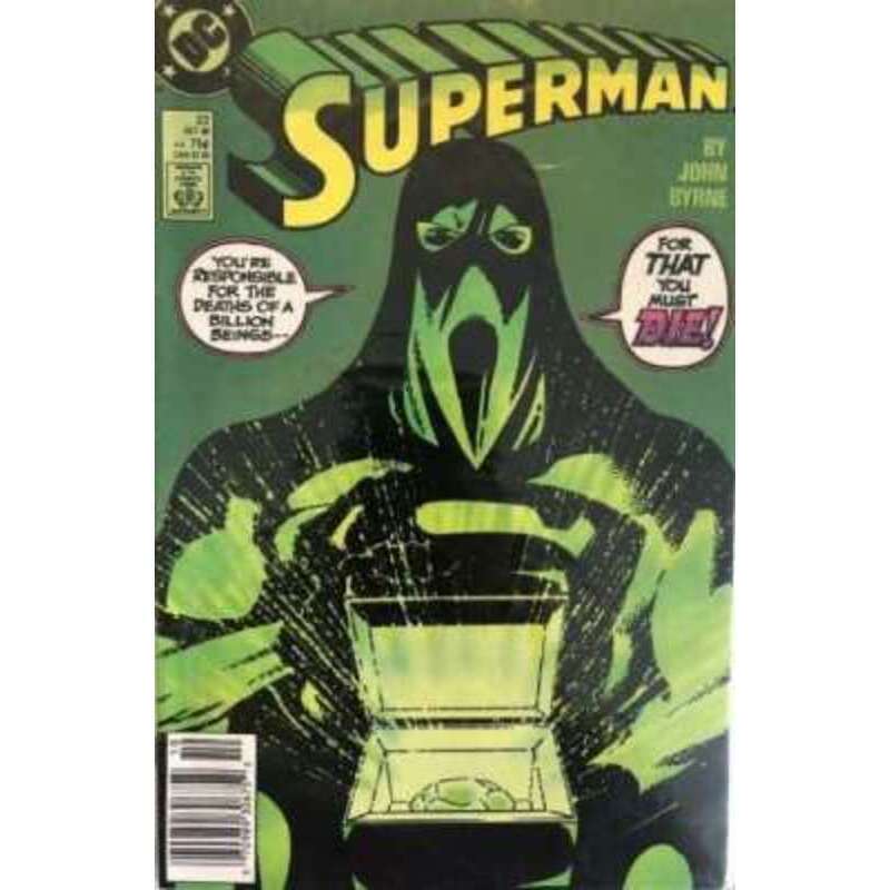Superman #22 Newsstand  - 1987 series DC comics VF Full description below [m
