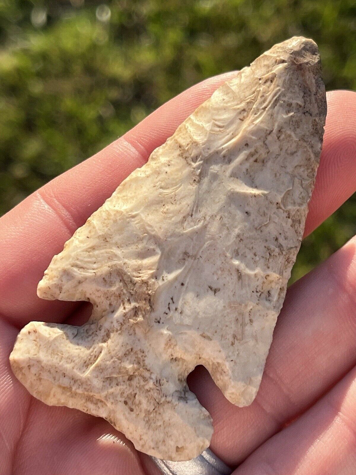 THEBES ARROWHEAD ILLINOIS ANCIENT AUTHENTIC NATIVE AMERICAN ARTIFACT 