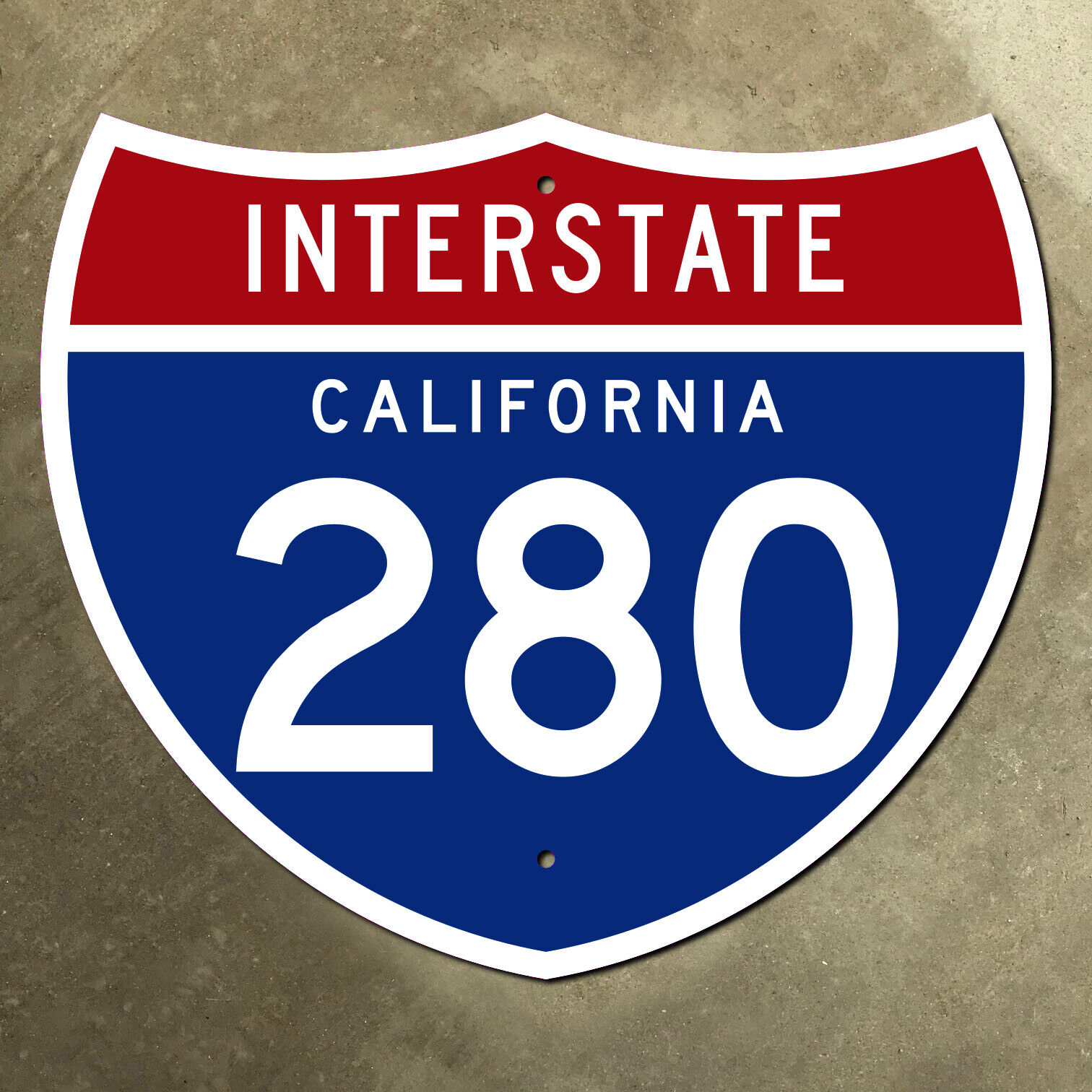 California interstate route 280 highway marker road sign 21
