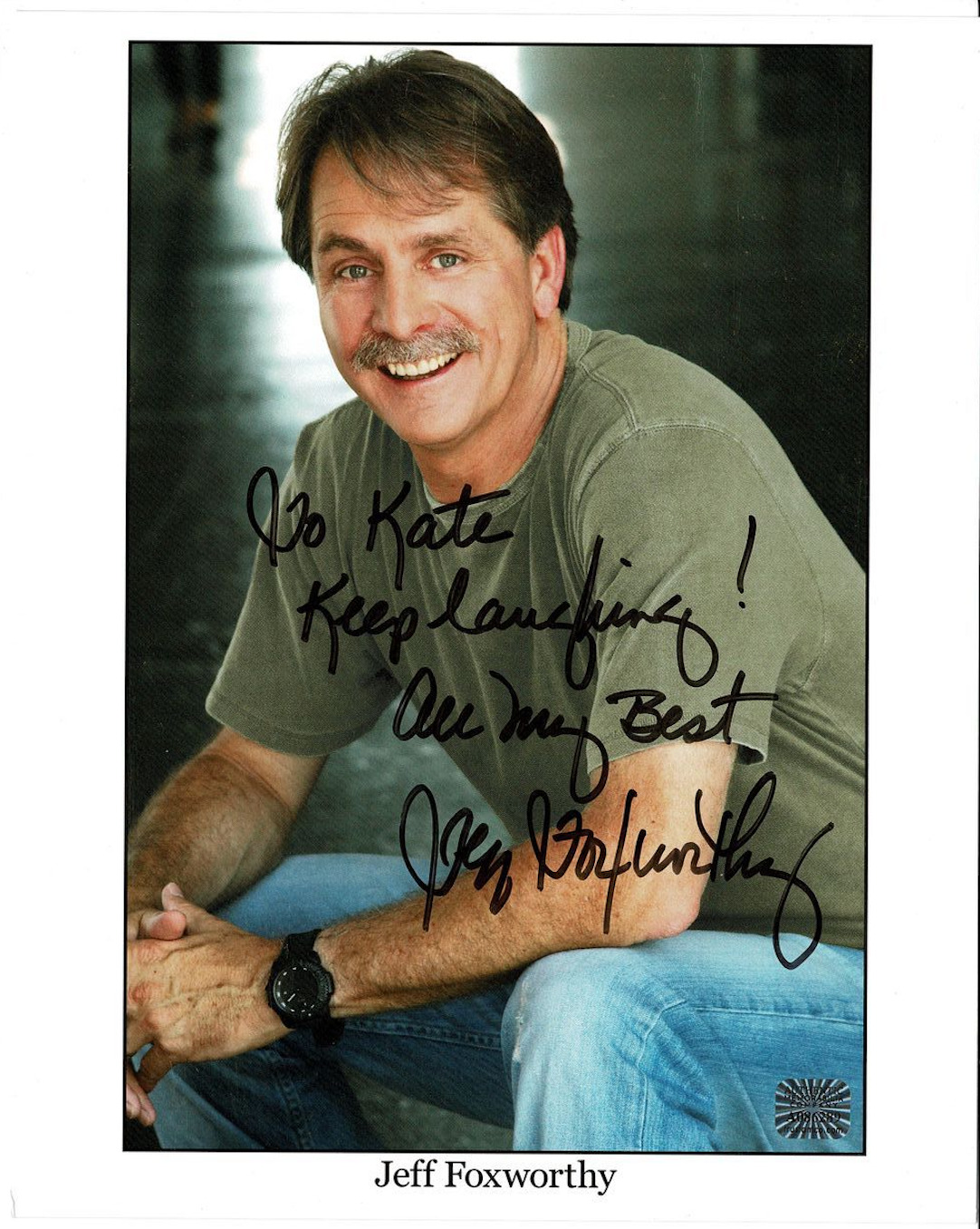 Jeff Foxworthy signed autographed 8x10 photo RARE AMCo Authenticated 10776