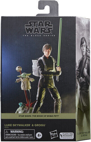 WB Hasbro Collectibles-Star Wars:The Book of Boba Fett- Luke Skywalker & Grogu