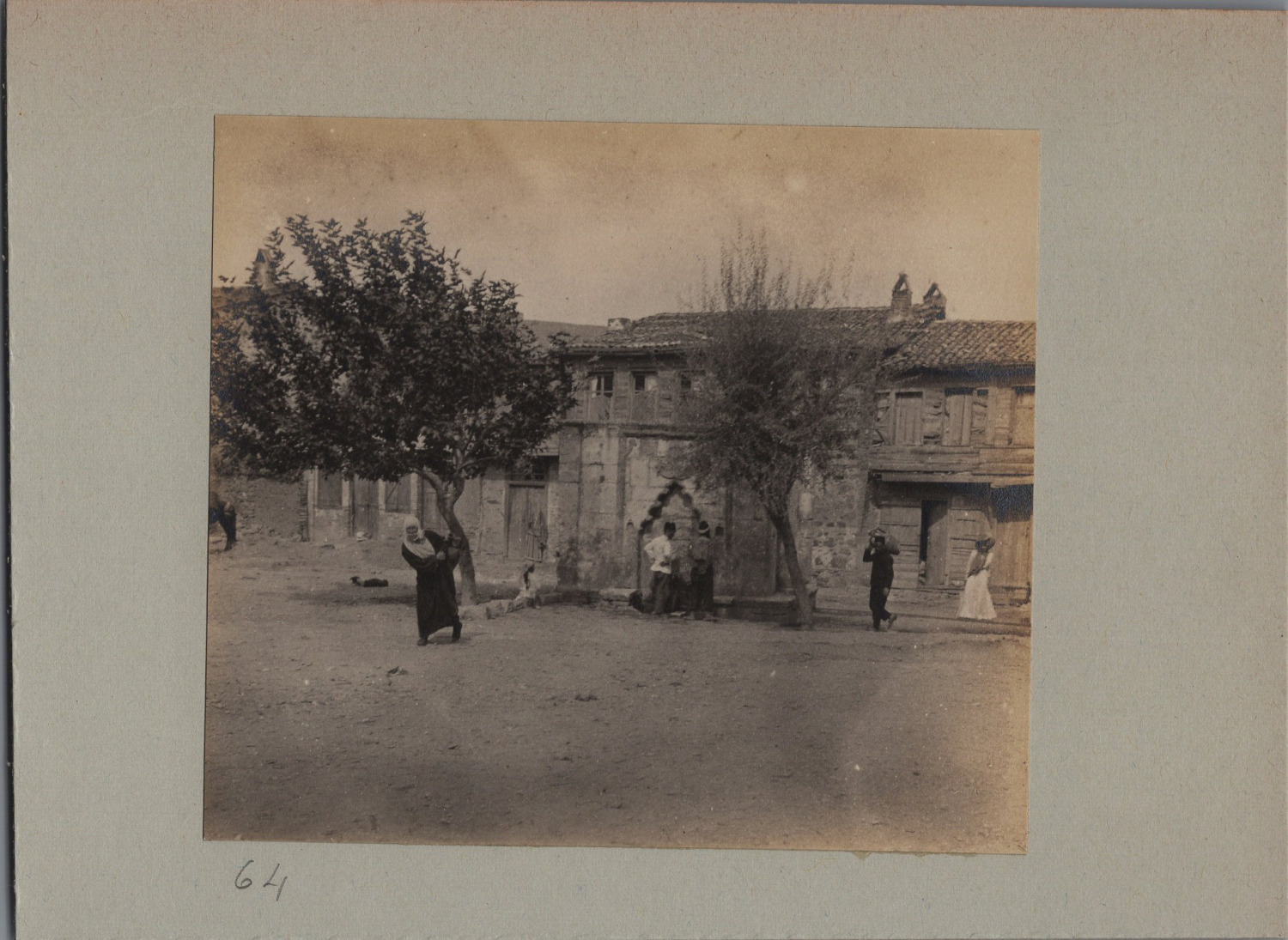Turkey, Tenedos, Fountain in the Turkish Quarter Vintage Print, Print d'
