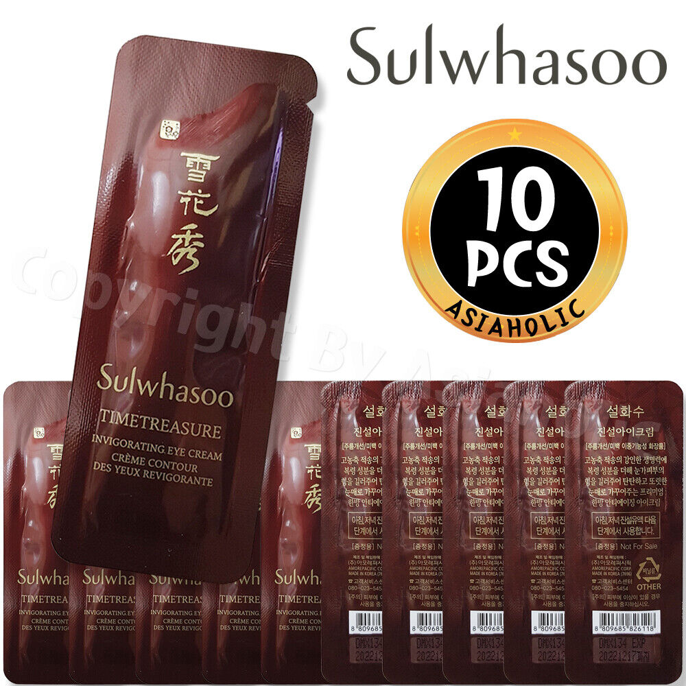 Sulwhasoo Timetreasure Invigorating Eye Cream 1ml (10pcs ~ 150pcs) Exp 2024.10