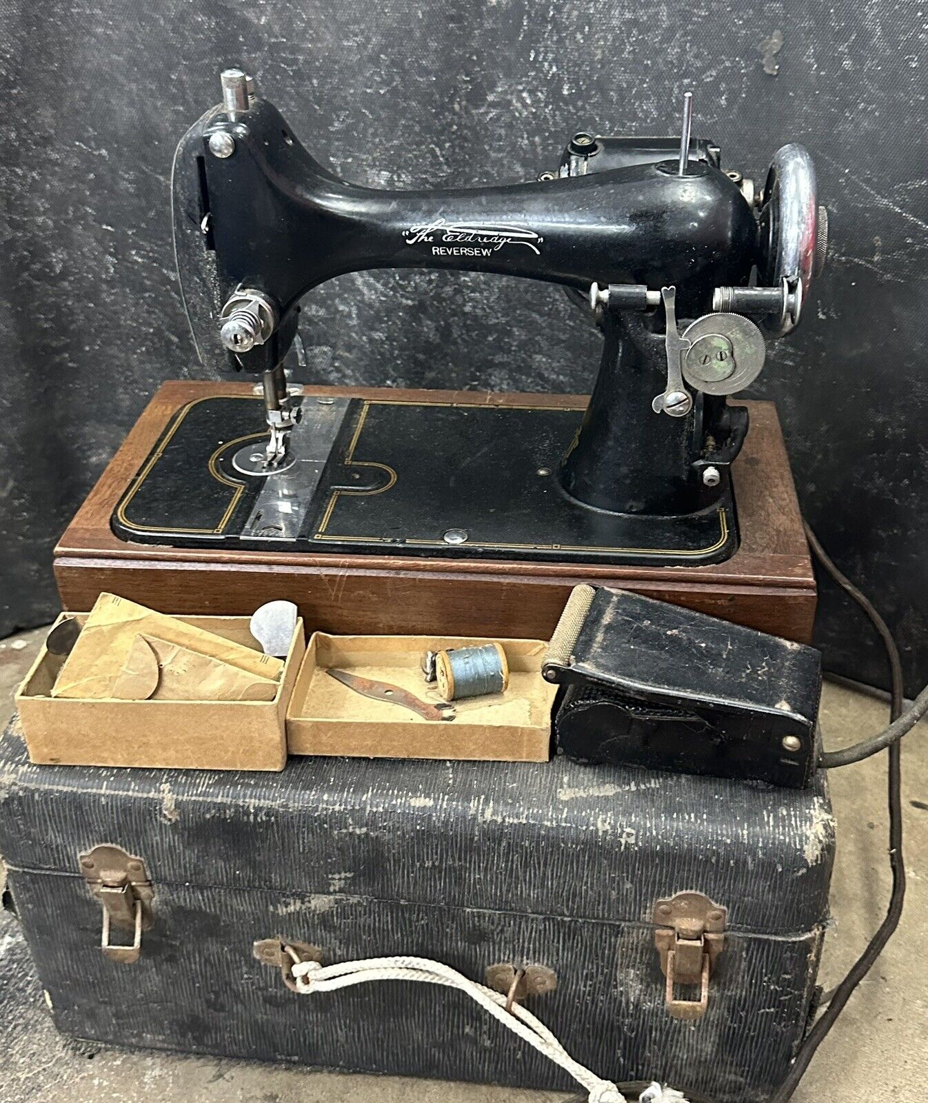Vintage Eldredge Reversew Sewing Machine