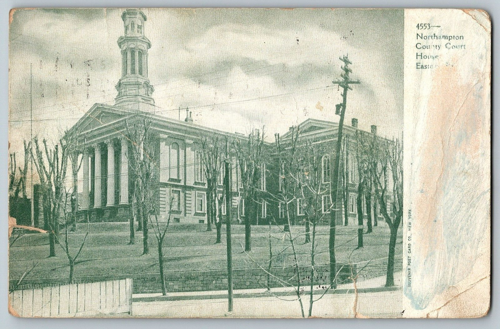 Pennsylvania - Northampton Country Court - Vintage Postcard - Posted 1905