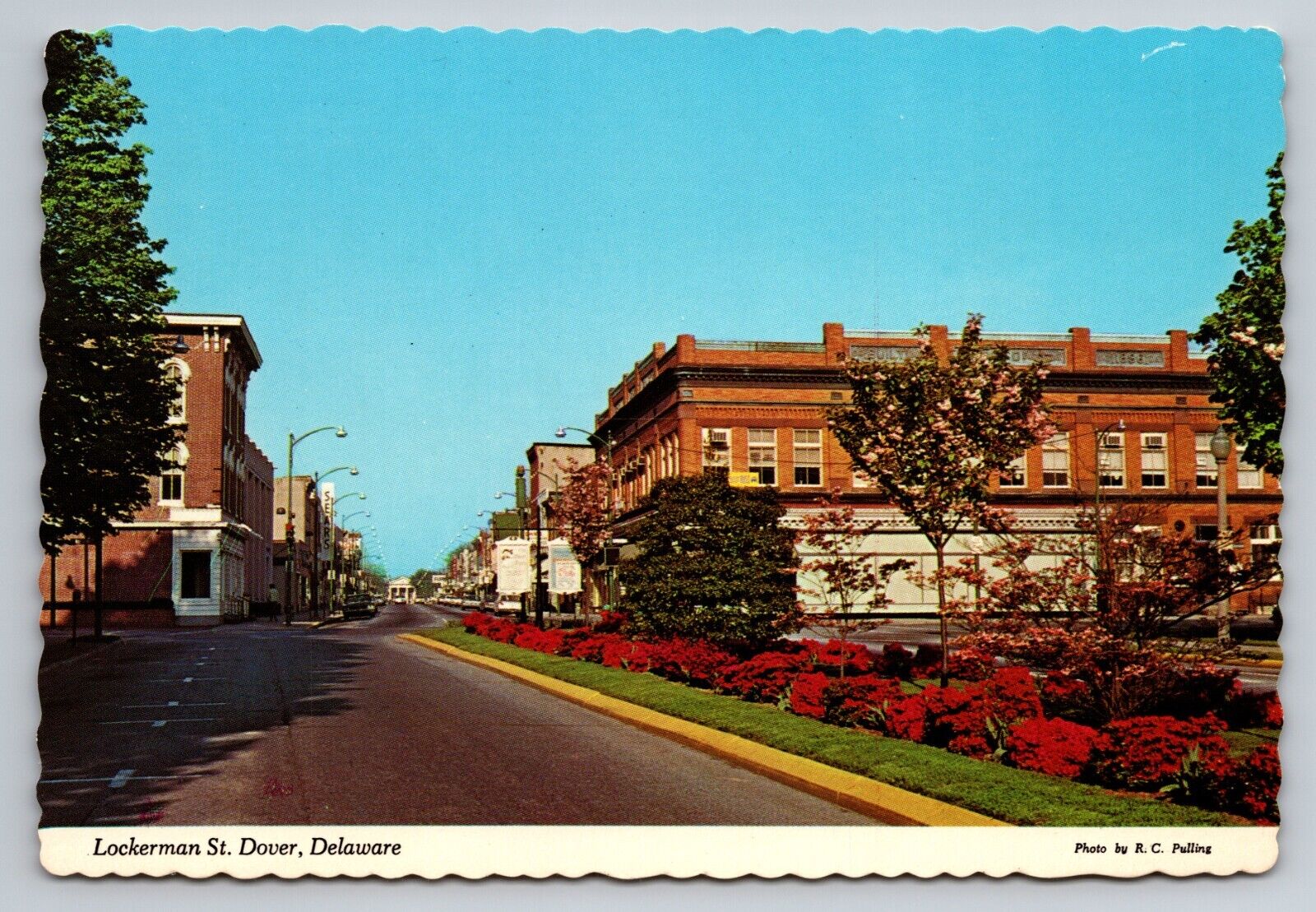Lockerman St. Dover Delaware Vintage Unposted Postcard