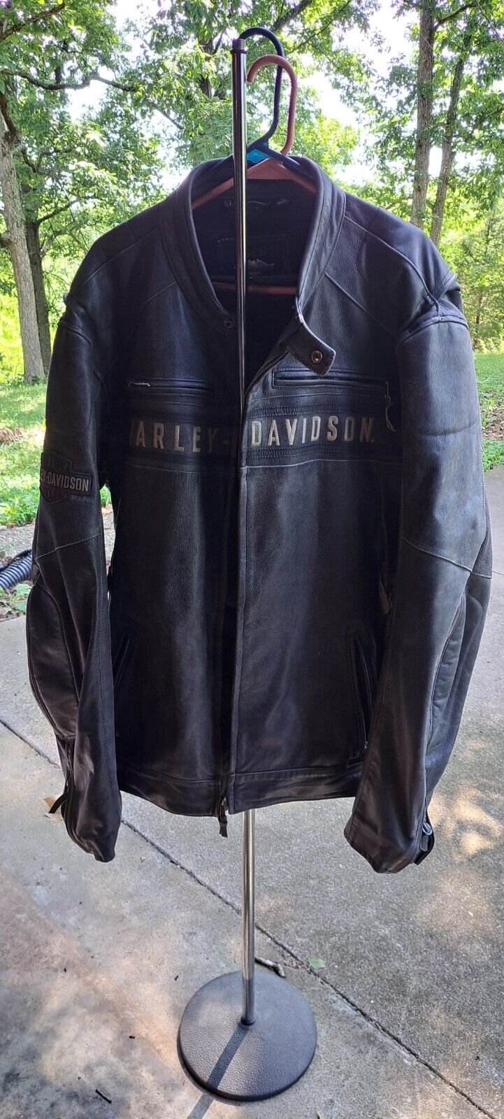 Mens Harley Davidson Leather Jacket 3xl Tall