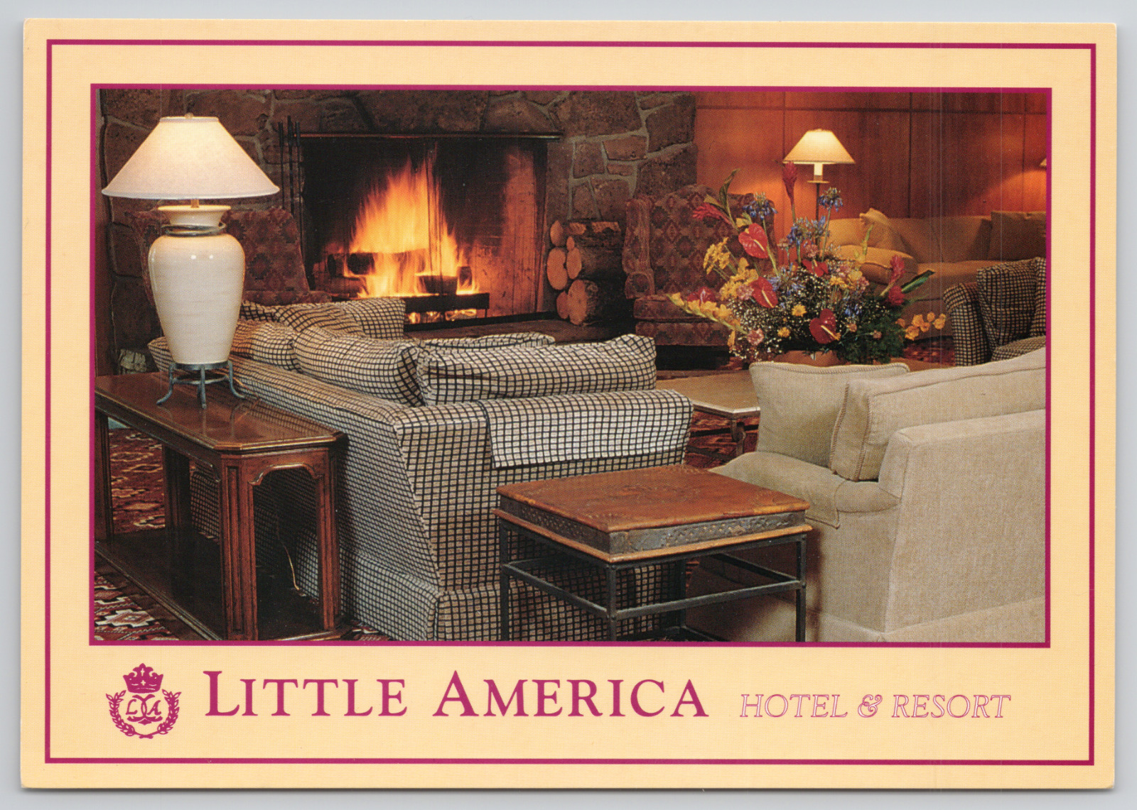 Cheyenne Wyoming Little America Hotel Resort Continental Chrome Vintage Postcard