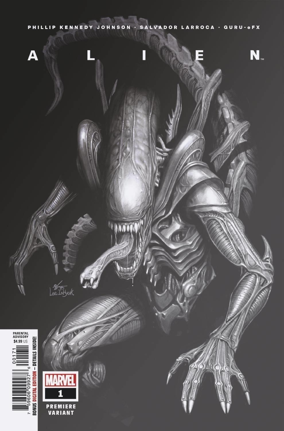 Alien #1 Inhyuk Lee Premiere Var 2 per store Marvel Comics Comic Book 2021