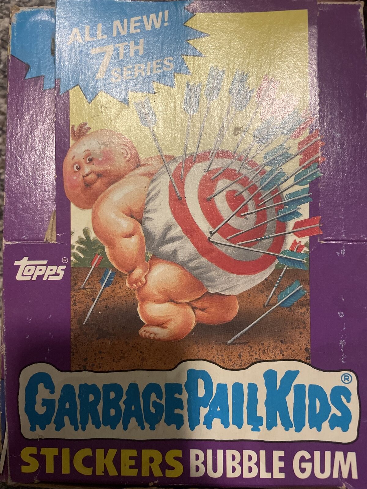 1987 Topps Garbage Pail Kids 7th Series - Full Box - 48 Unopened Packs GPK