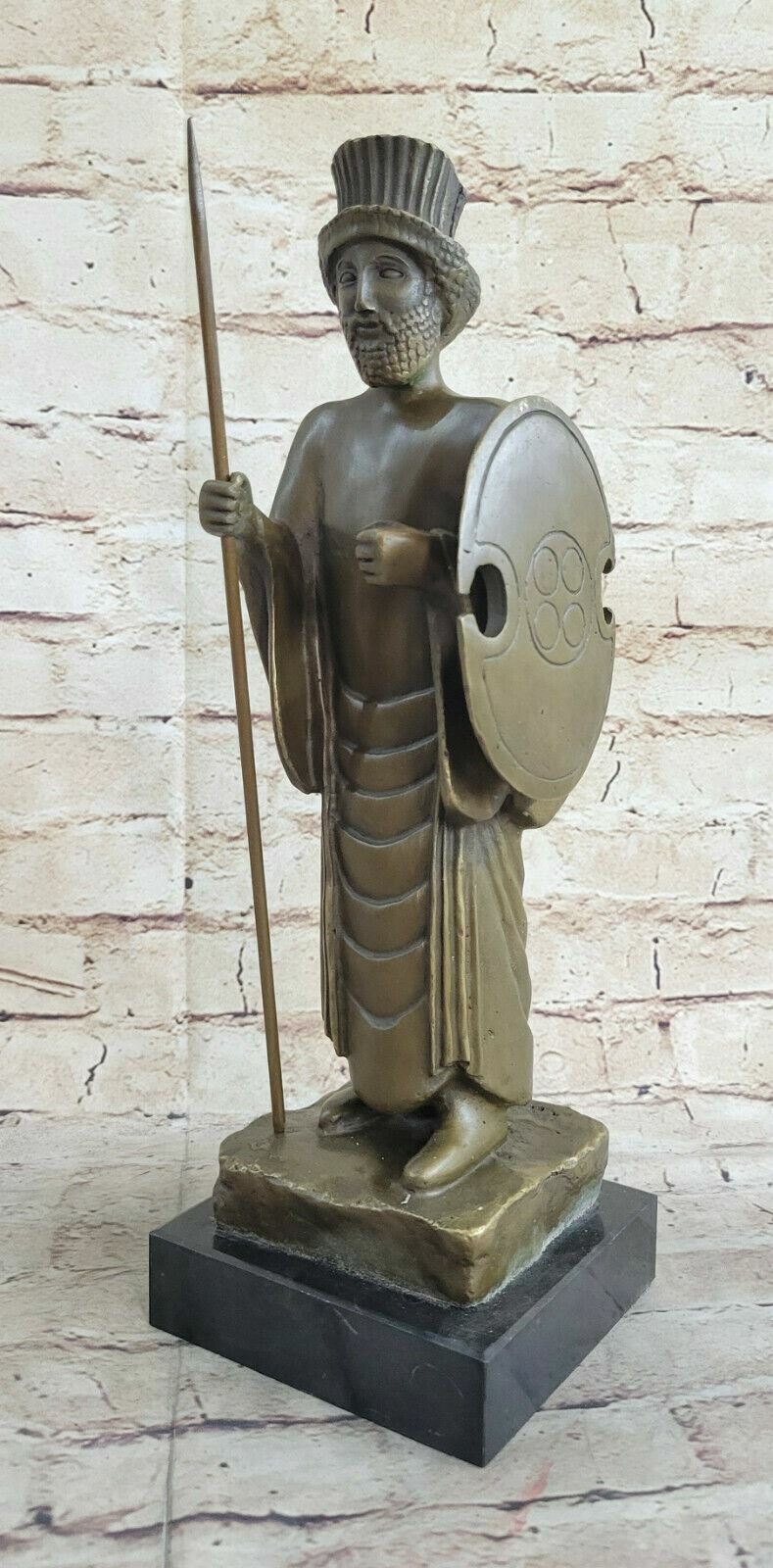 Cyrus the Great Persian King Kanaev Bronze Sculpture Statue Art Deco Marble Deal