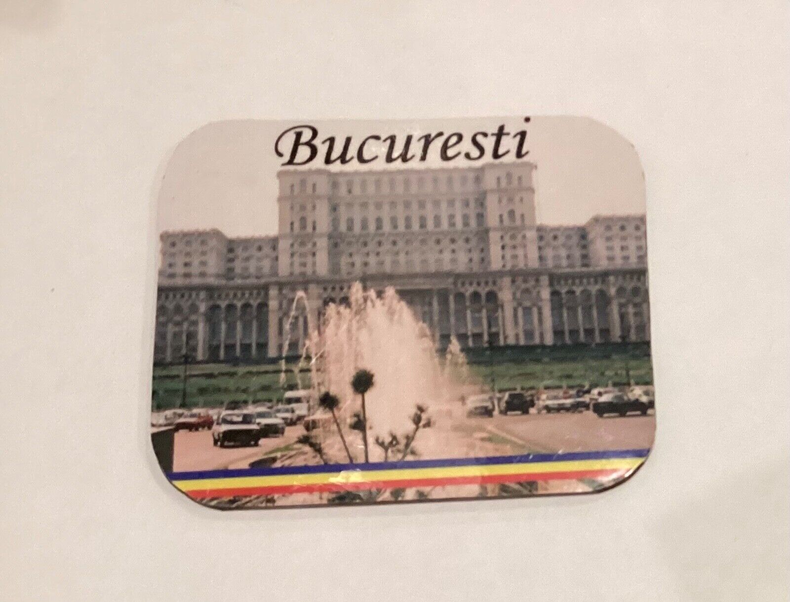 Bucharest Romania Hard Plastic Fridge Magnet DW7