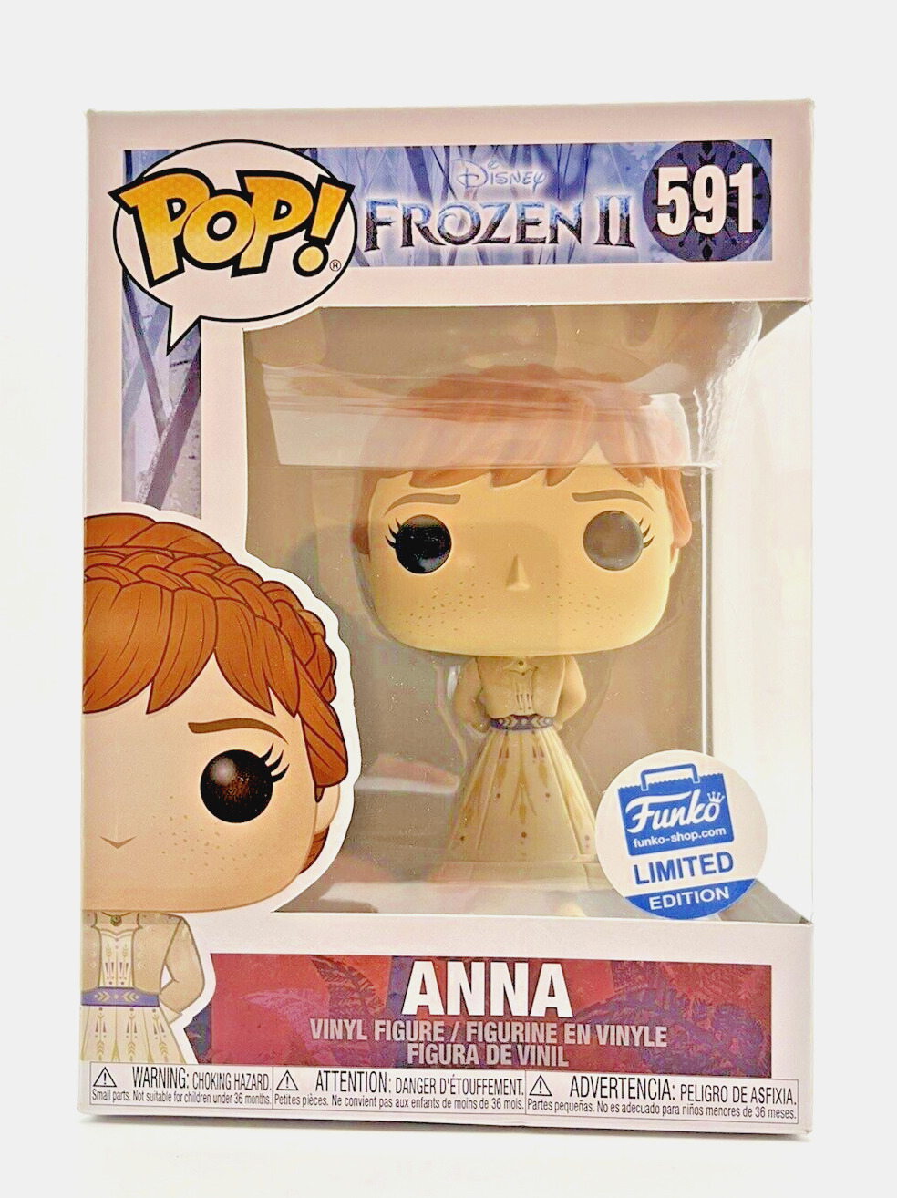 Funko POP Disney: Frozen II - Anna #591 (Funko Shop Exclusive) GREAT CONDITION