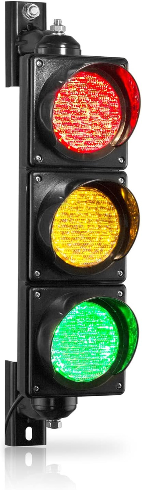 AC85-265V(4 Inch) Traffic Light, Red Yellow Green Traffic Signal Light, PC