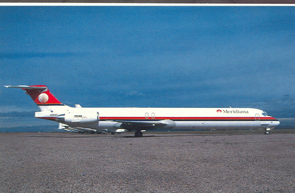 MERIDIANA SPA MD-82 MARANA ARIZONA AIRPLANE(MJ1212*)
