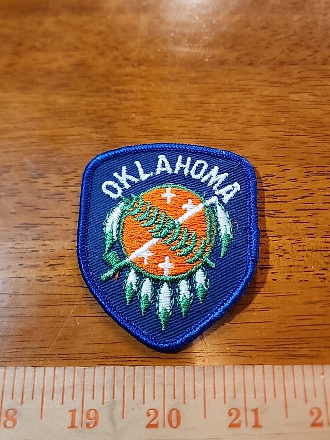 Vintage State of Oklahoma Patch  V1