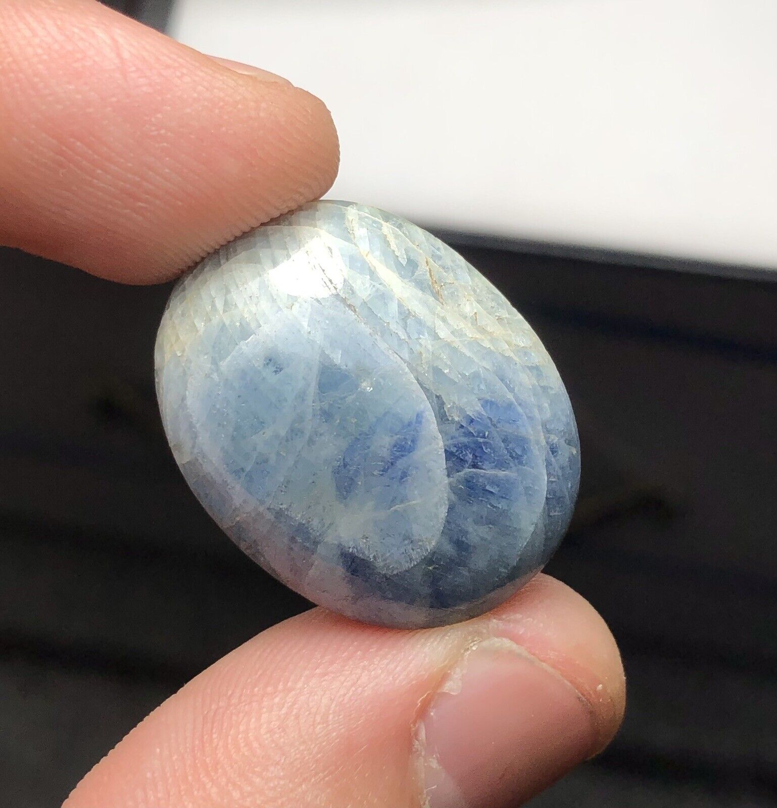 88 Crt  Beautiful Natural Rough Blue Sapphire Natural Cabochon Ready Jewellery
