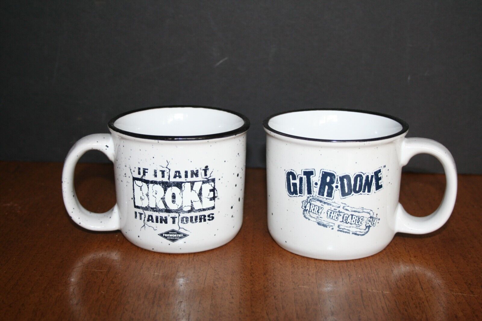 JEFF FOXWORTHY Redneck Soup Mug If It Ain\'t Broke Git R Done Larry The Cable Guy