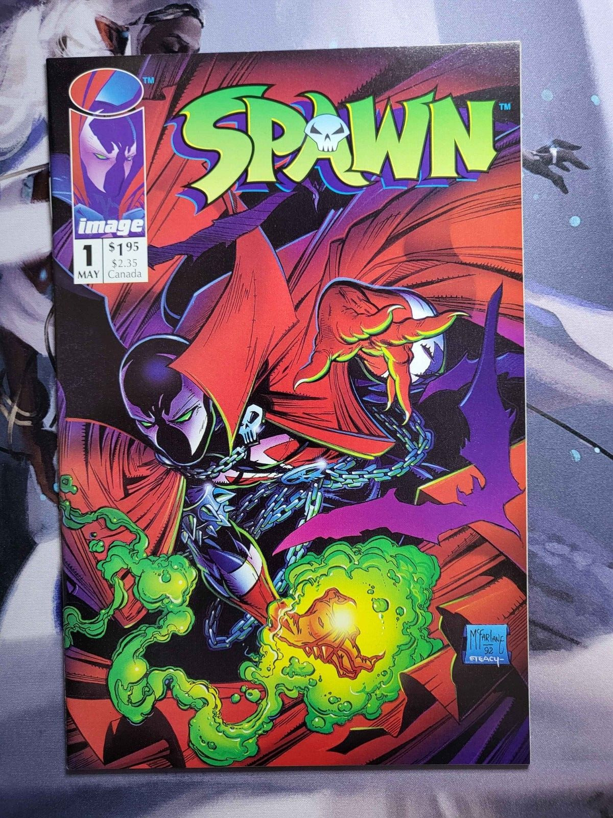 Spawn #1 (1992), ERROR VARIANT Image Comics NM 