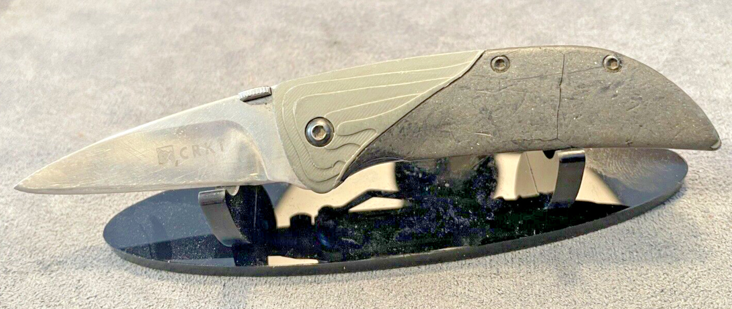 VIntage  CRKT 1070 Koji Hara Ichi  small folding tactical knife--103.24