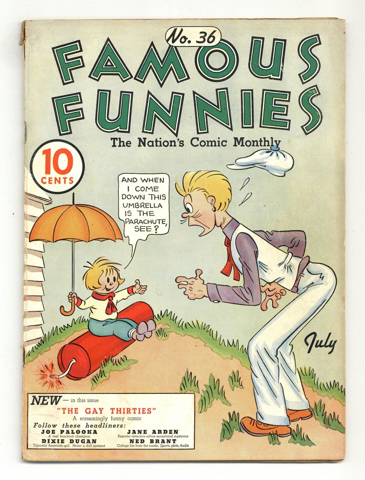 Famous Funnies #36 VG- 3.5 1937