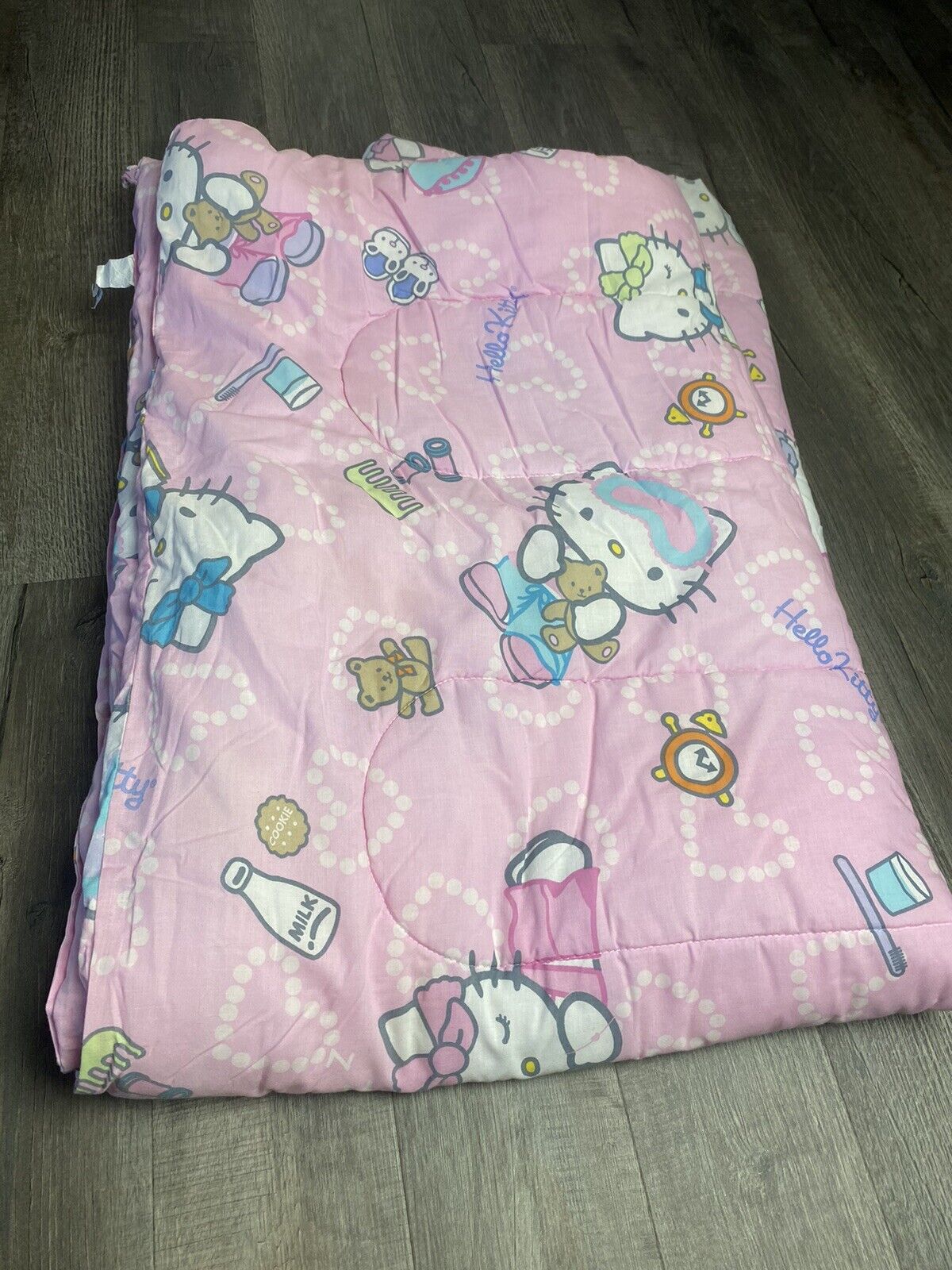 Vintage Hello Kitty Comforter Blanket Sanrio 1976