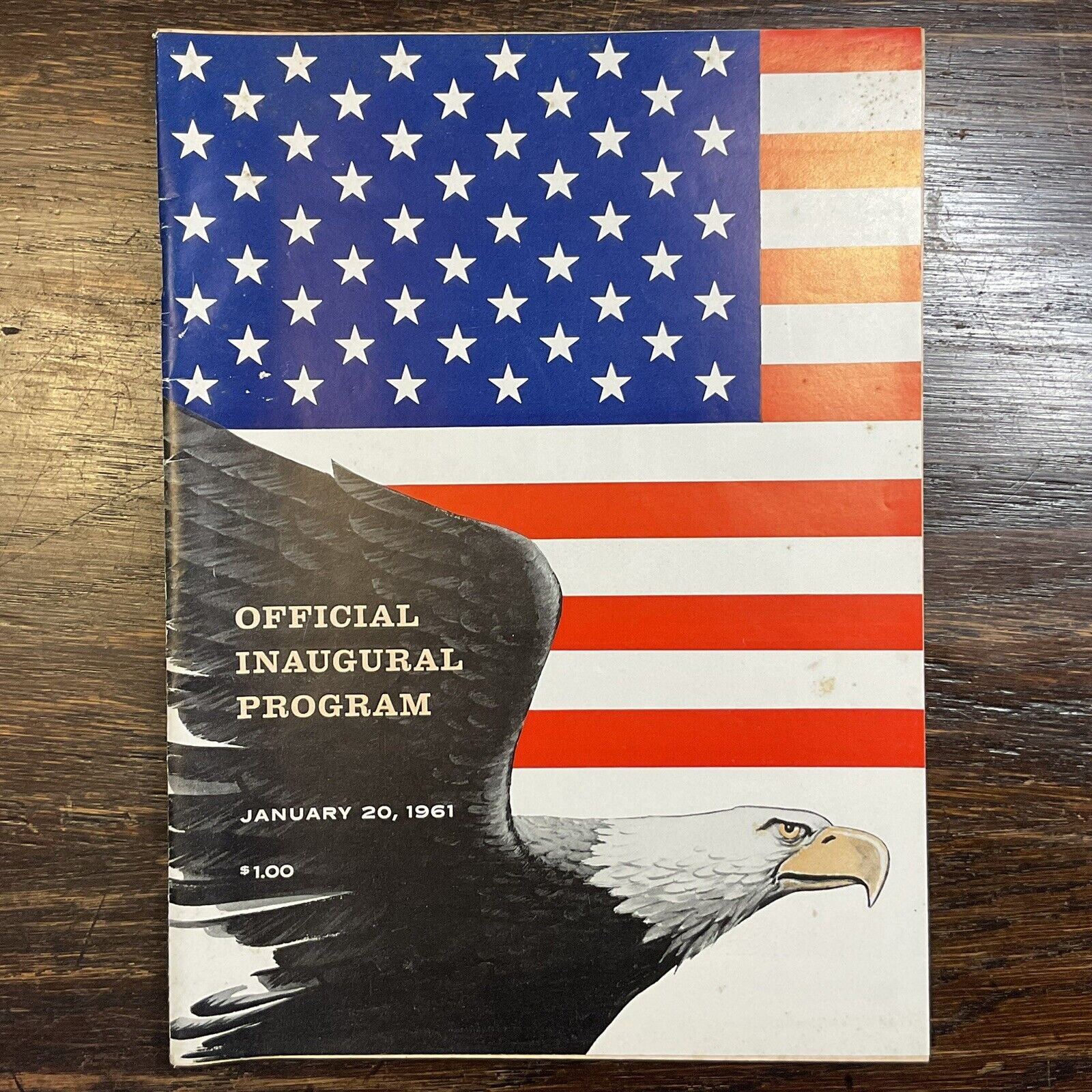 Official Inagural Program - January 20, 1961 - Vintage JFK Presidential Book