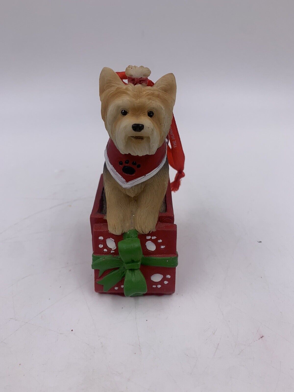 The Humane Society of the United States Christmas Ornament Yorkie Inside Box